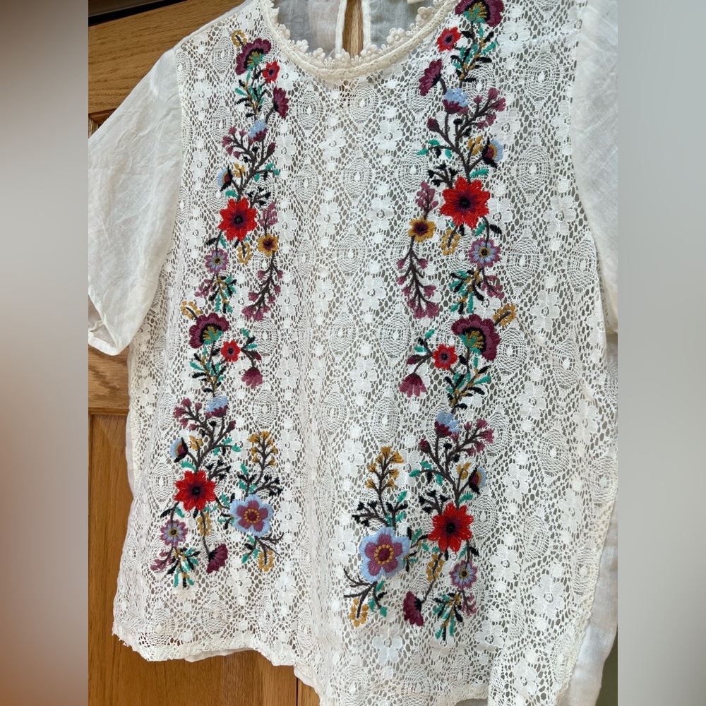 Embroidered Top - Picture 2 of 4